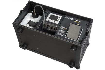 Macchina hazer della Nebbia H1500 PRO Fog Machine con FlightCase Incorporato - immagine 2