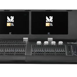KingKong Baton 6616 regia luci professionale  DMX doppio schermo touch con flight cases