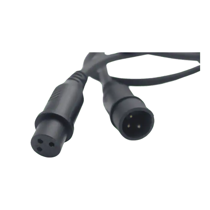 Cavo XLR DMX bilanciato da 12 mt connettore Maschio Femmina a 3 Pin