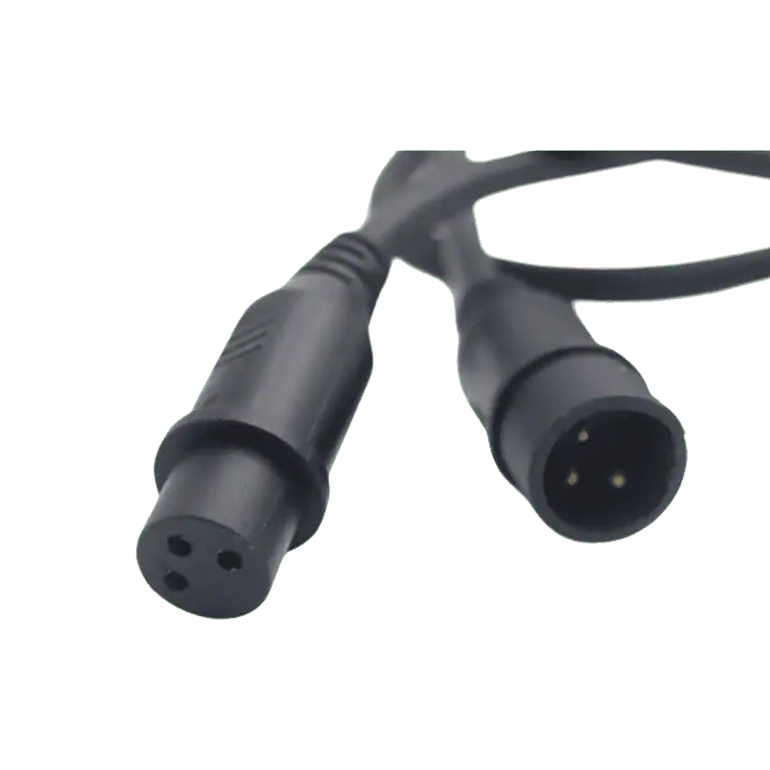 Cavo XLR cable DMX bilanciato da 15 mt connettore Maschio Femmina a 3 Pin 2
