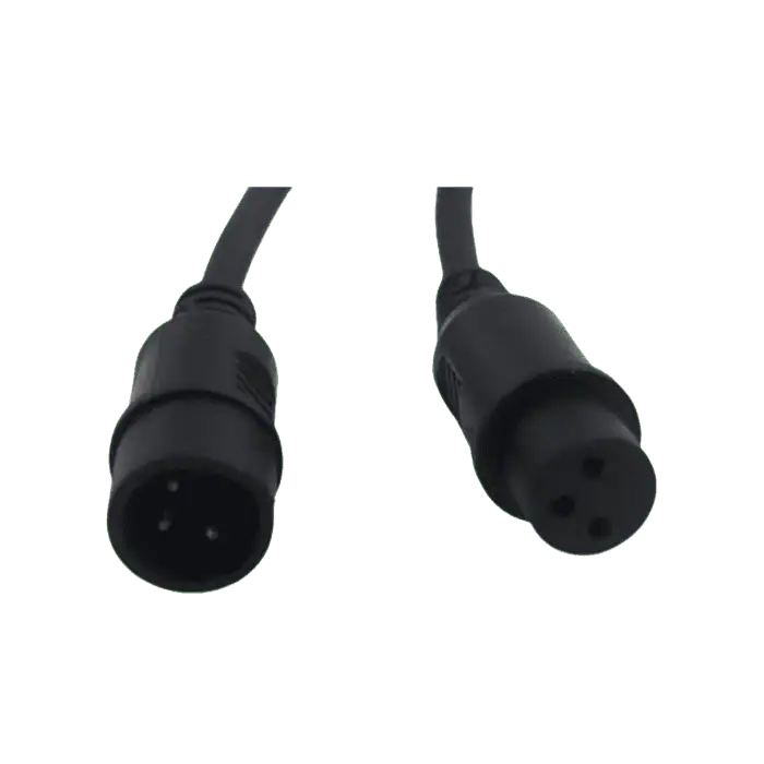 Cavo XLR cable DMX bilanciato da 15 mt connettore Maschio Femmina a 3 Pin 3