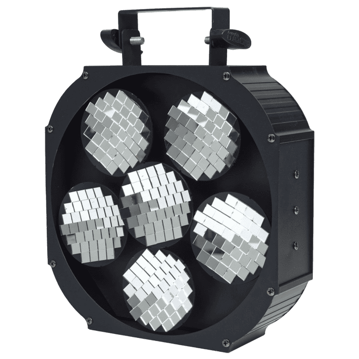 Effetto Sfera Mirrorball MOVING MIRROR 6 con dischi curvi rotanti Motorizzati 2