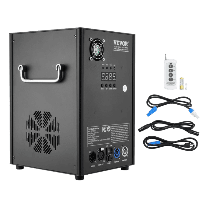 Macchina Fontana Fredda Pirotecnica 700W Spark Machine scintille con Telecomando 3