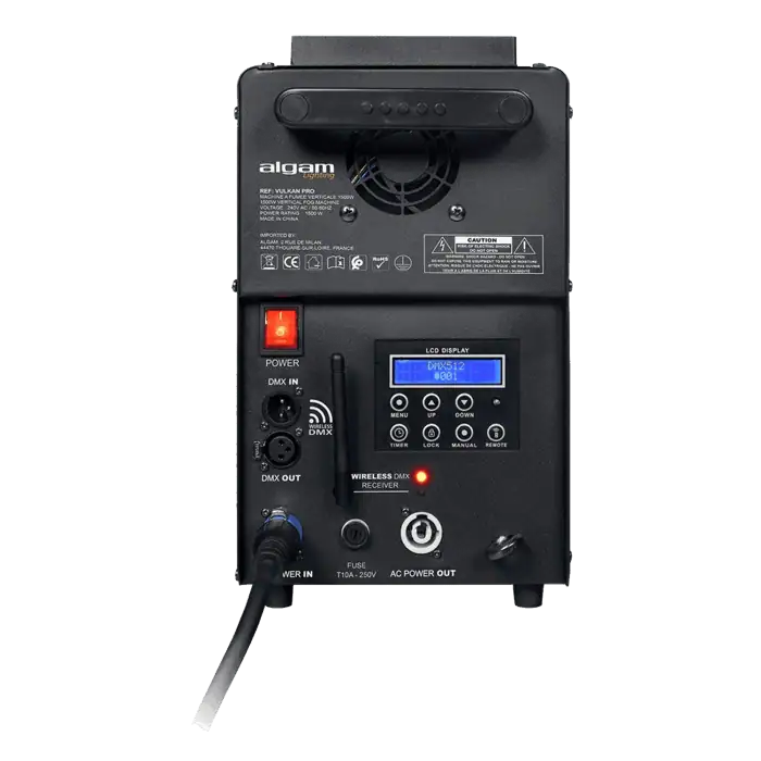 Macchina del Fumo VULKAN PRO verticale a effetto Co2 con 24 Led 2