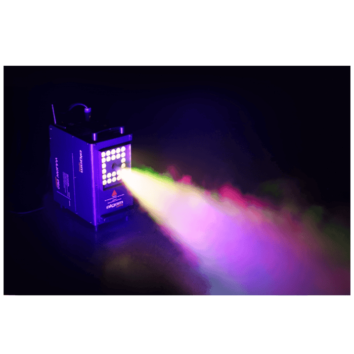 Macchina del Fumo VULKAN PRO verticale a effetto Co2 con 24 Led 4