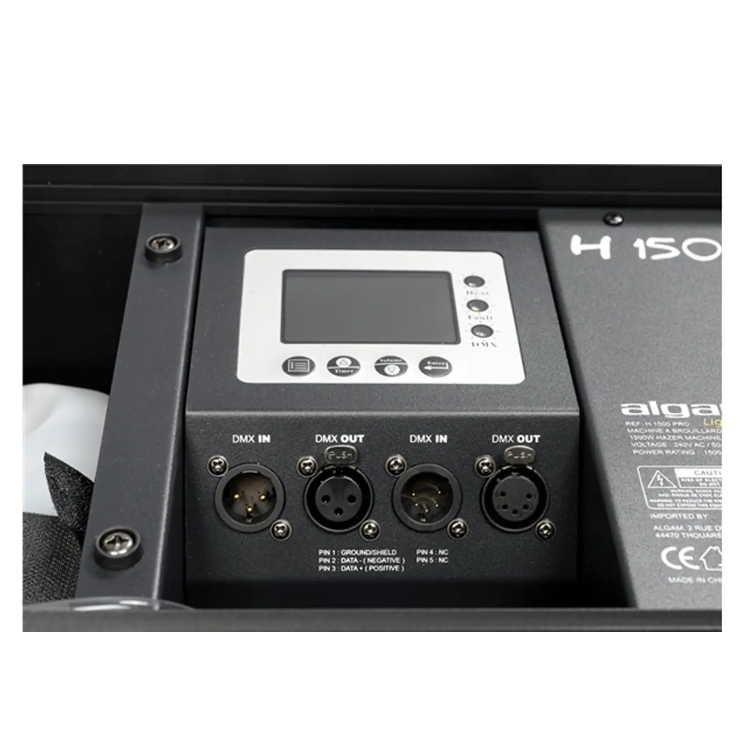 Macchina-hazer-della-Nebbia-H1500-PRO-Fog-Machine-con-FlightCase-Incorporato-3 Macchina hazer della Nebbia H1500 PRO Fog Machine con FlightCase Incorporato 3