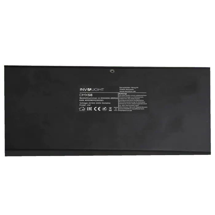 Splitter INVOLIGHT DMXS8 SplitterRipetitore Con DMX a 8 vie 19 4