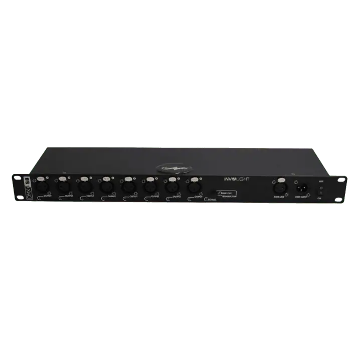 Splitter INVOLIGHT DMXS8 SplitterRipetitore Con DMX a 8 vie 19