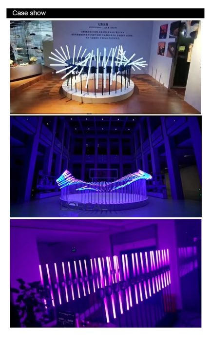 Tubi Luminosi LED RGB Rotanti 360° a Batteria Wireless Kit Completo da 20 Tubi RGB Luminosi con FlightCase - immagine 6