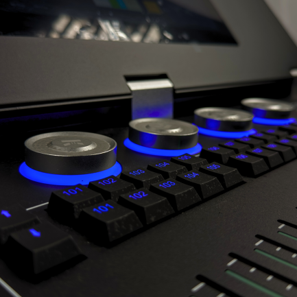 KingKong Baton 6616 regia luci professionale  DMX doppio schermo touch con flight cases - immagine 4