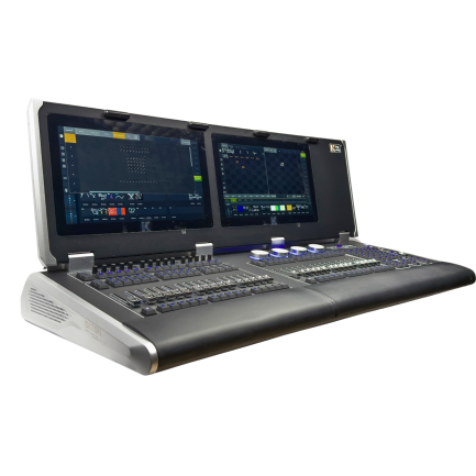 KingKong Baton 6616 regia luci professionale  DMX doppio schermo touch con flight cases