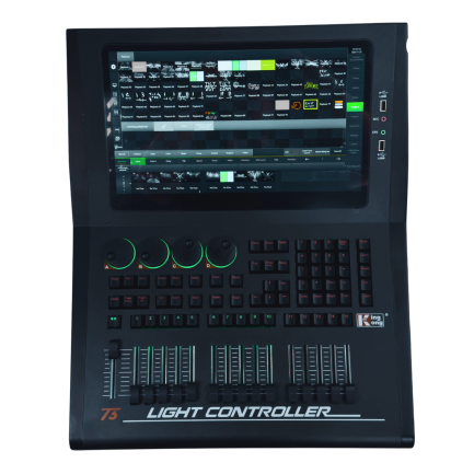 King Kong Baton T3 con 4 universi tousch screen centralina luci DMX 512 professionale con flight cases - immagine 3