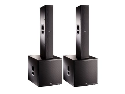 Kit 2x Casse a Colonna e Subwoofer FBT VERTUS CLA S118A e CLA 406.2A con cover Protettive e Aste - immagine 2