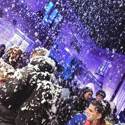 Macchina della Neve SM-600W Effetto Fiocchi Di Neve Macchina per La Neve Ad Alta Potenza Con Telecomando - immagine 8
