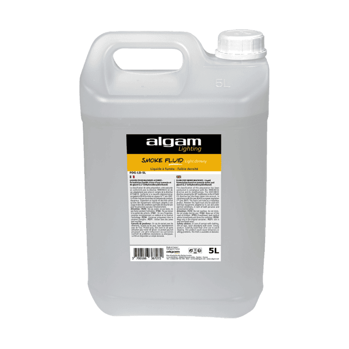 Liquido Algam Lighting FOG LD 5L Light Density per ricarica Macchine del Fumo