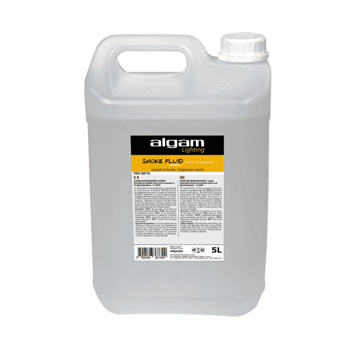 Liquido Algam Lighting FOG QD 5L Quick Dissipation per ricarica Macchine del Fumo