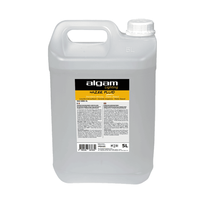 Liquido Algam Lighting HAZ WBS 5L Hazer Fluid per ricarica Macchine del Fumo