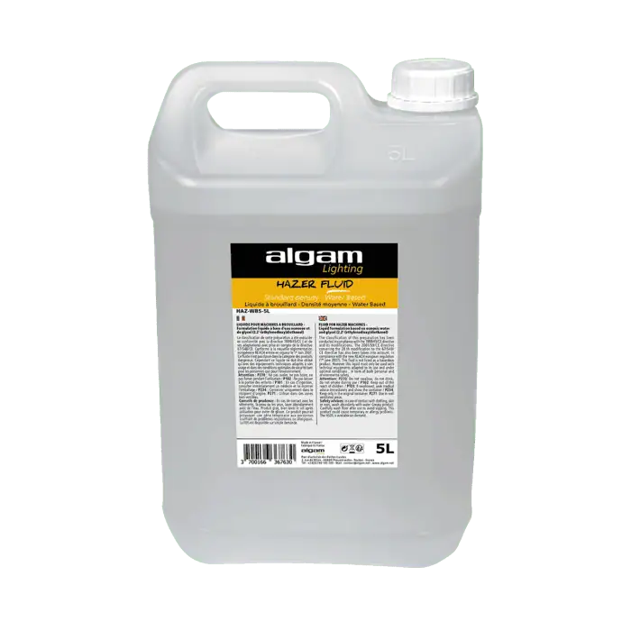 Liquido Algam Lighting HAZ WBS 5L Hazer Fluid per ricarica Macchine del Fumo