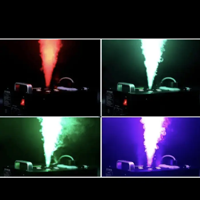 Macchina Del Fumo Verticale Vertical Fogger FY LED RGB 1200W Controllo Tramite Telecomando 3
