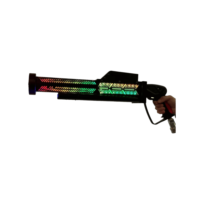 Pistola LED RGB CO2 Pistola Jet Machine Gun Portatile 1