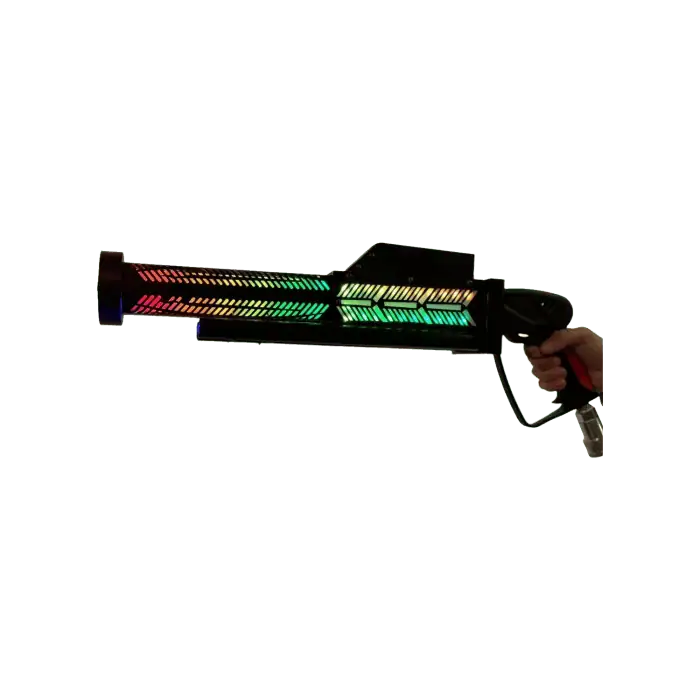 Pistola LED RGB CO2 Pistola Jet Machine Gun Portatile 1