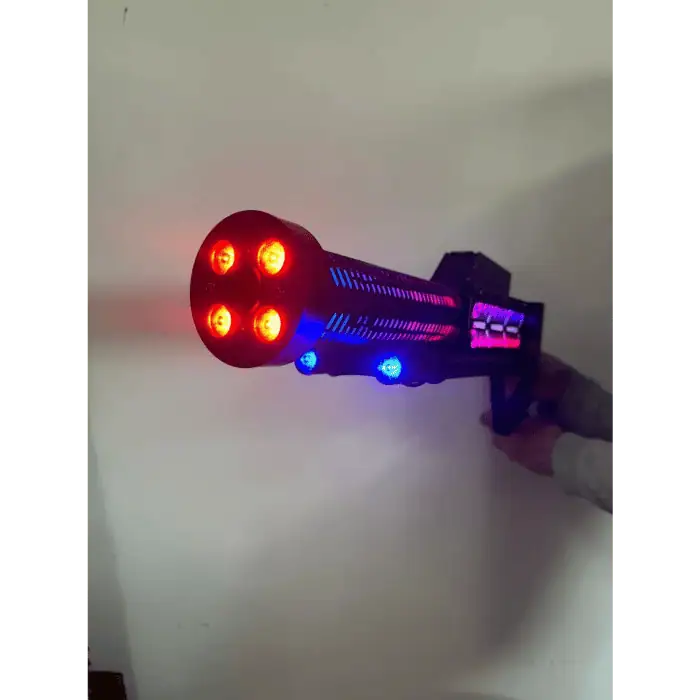Pistola LED RGB CO2 Pistola Jet Machine Gun Portatile 2
