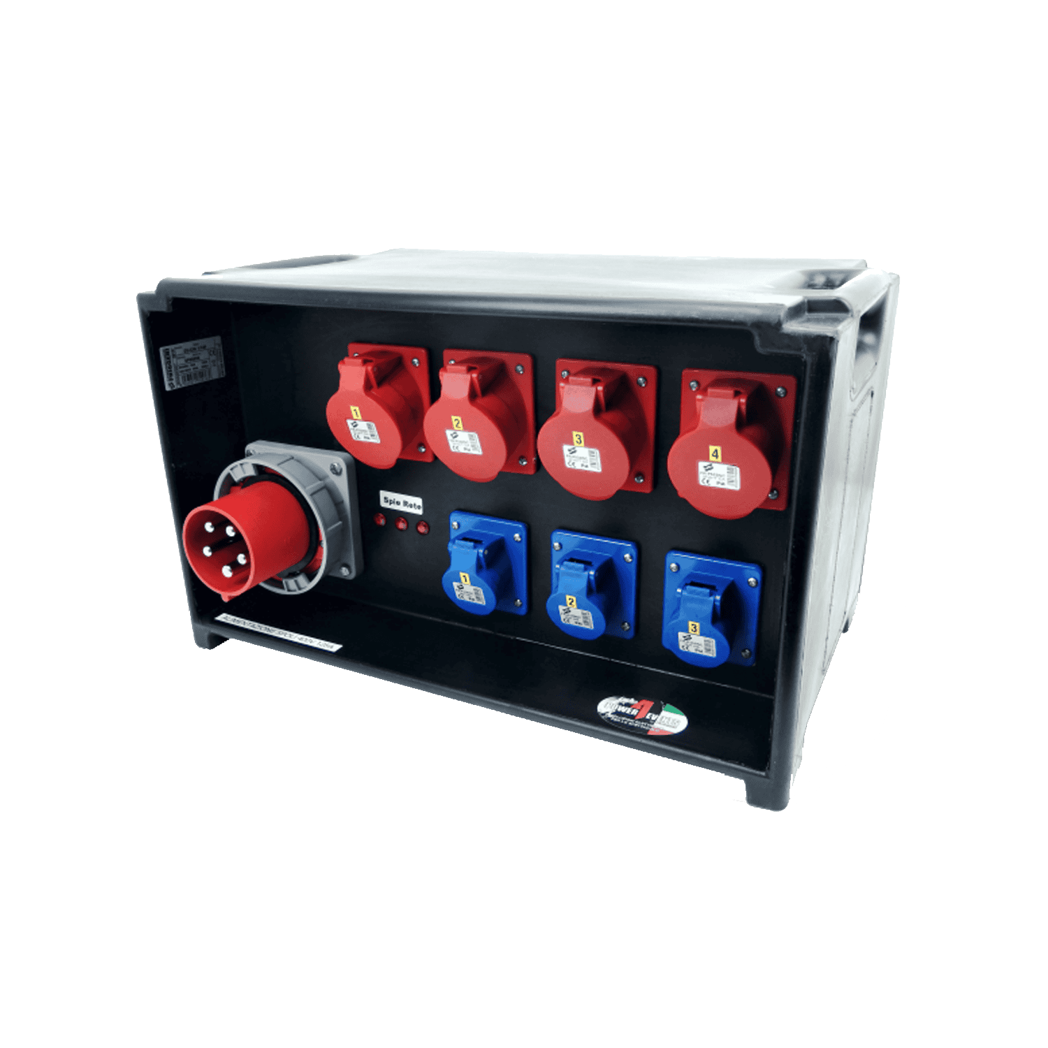 Quadro-elettrico-CU-CIN-114F-impilabile-portatile-5P-125A-in-cassa-chiusa Quadro elettrico CU CIN 114F impilabile portatile 5P 125A in cassa chiusa