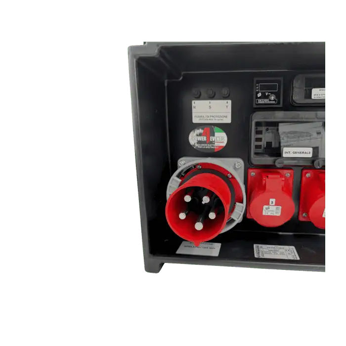 Quadro elettrico CU CIN 1181F impilabile portatile 5P 125A in cassa chiusa 1