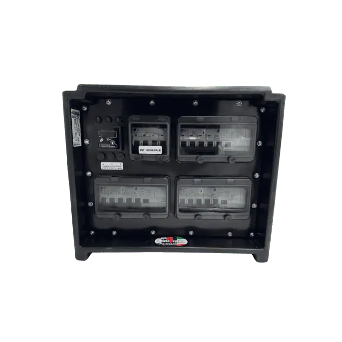 Quadro elettrico CU CIN 25F impilabile portatile 5P 63A in cassa chiusa 2