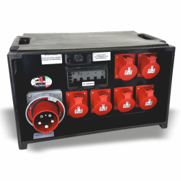 Quadro elettrico CU-CIN 1/18/1F impilabile portatile 5P 125A in cassa chiusa