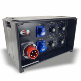 Quadro elettrico CU-CIN 1/90F impilabile portatile 5P 63A in cassa chiusa