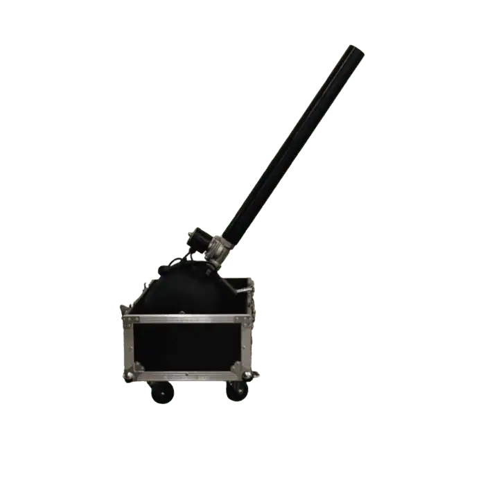 Cannone Spara coriandoli ad Aria compressa con Flightcase per BABY SHOWER Spettacoli AllAperto Senza DMX 2