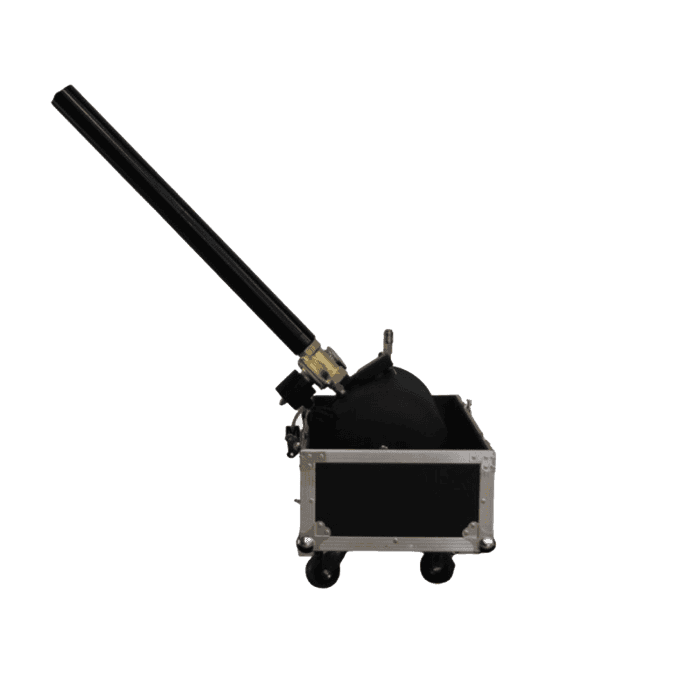 Cannone Spara coriandoli ad Aria compressa con Flightcase per BABY SHOWER Spettacoli AllAperto Senza DMX 3