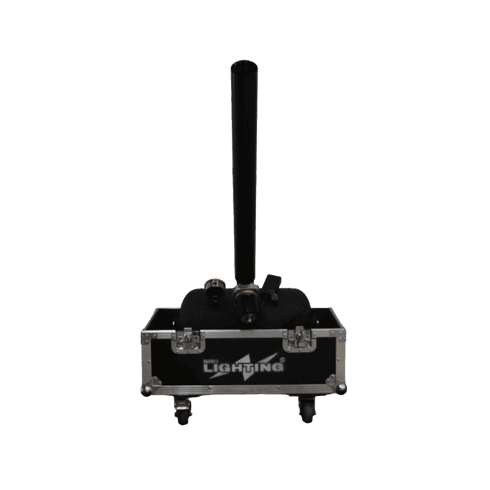 Cannone Spara coriandoli ad Aria compressa con Flightcase per BABY SHOWER Spettacoli AllAperto Senza DMX