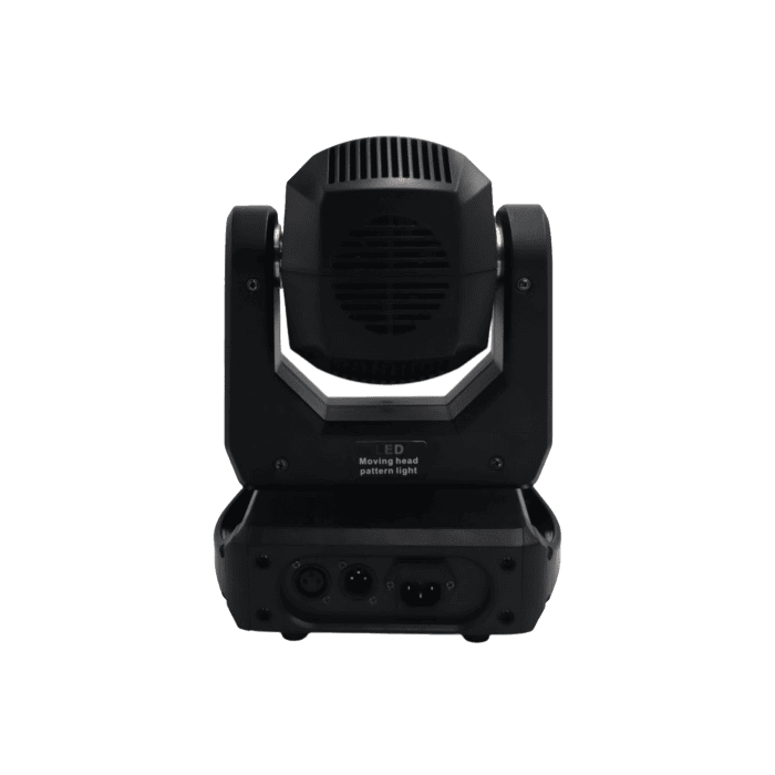 Mini Testa Mobile Spot LED 150W Prisma Rotante Con Anello RING RGB Alimentazione VDE 3