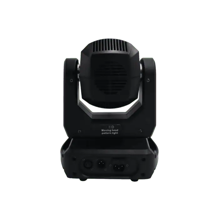 Mini Testa Mobile Spot LED 150W Prisma Rotante Con Anello RING RGB Alimentazione VDE 3