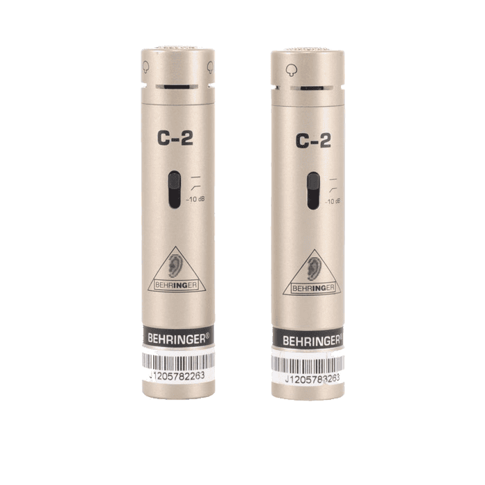 Set Microfoni Behringer C 2 a condensatore con diaframma piccolo per Registrazioni Stereo