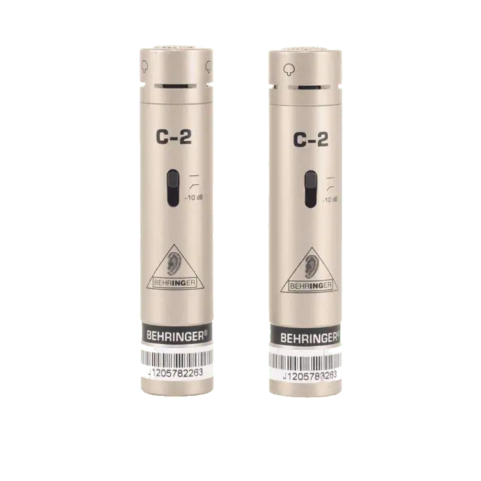Set Microfoni Behringer C 2 a condensatore con diaframma piccolo per Registrazioni Stereo