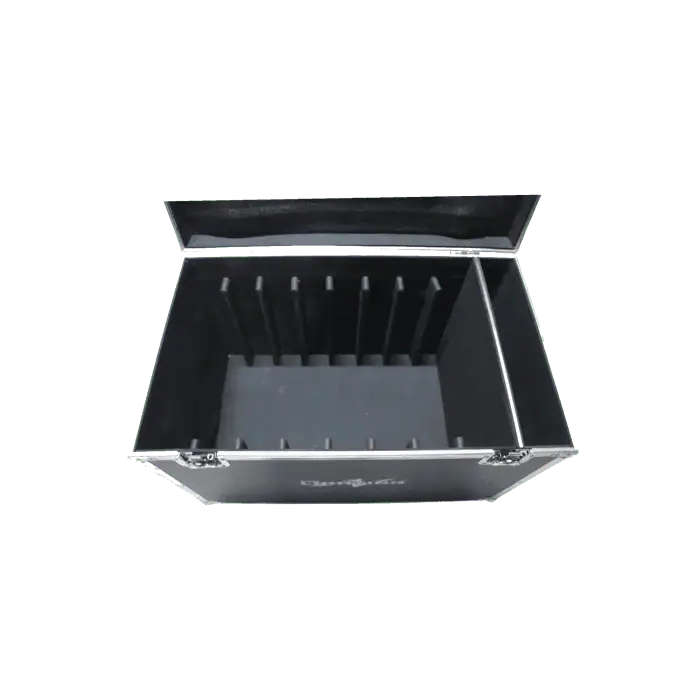 Baule Flight Case VUOTO Per Trasporto di 8 Pedane Dance Floor Luminose 4