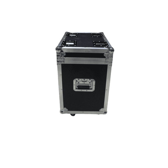 Baule Flight Case VUOTO per trasporto Coppia Teste Mobili BEAM 12R 295W RGBW B STOCK 2