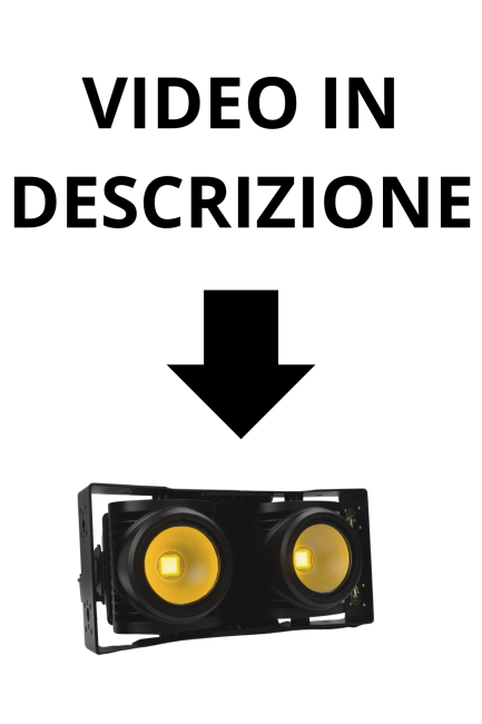 Accecatore Strobo Blinder a 2 Occhi 400w IP65 Luce Calda Warm Light Con Lente Fresnel Wisdom - immagine 8