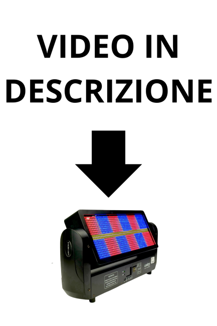 Atomic Shock Motorizzato 1000W Con Strobo LED RGB + Accecatore Centrale White Wisdom - immagine 11