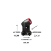 Coppia Mini beam Testa Mobile Liunar Beam 230W con Gobo Prisma Rotante e Ruota Colori WISDOM - immagine 13