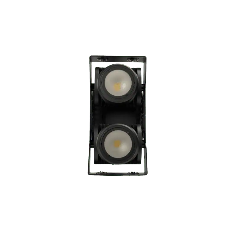 Accecatore Strobo Blinder a 2 Occhi 400w IP65 Luce Calda Warm Light Con Lente Fresnel Wisdom 6