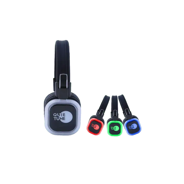 Cuffie Silent Disco Wireless Con LED RGB Silenziose Per Disco Party Ricaricabili 1