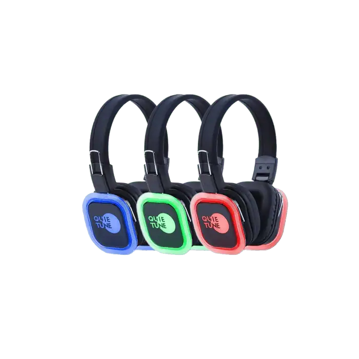 Cuffie Silent Disco Wireless Con LED RGB Silenziose Per Disco Party Ricaricabili 2