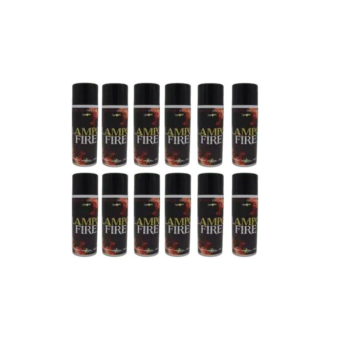 Kit 12 Bombolette Lampo Fire Machine da 400ml per ricarica macchina del fuoco 1