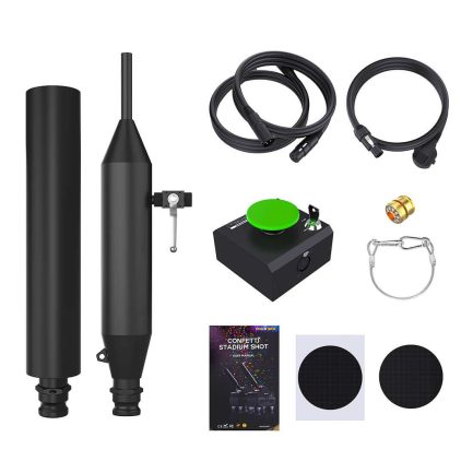 SKY Cannone Elettrico Spara Coriandoli DMX 2in1 confetti+acqua angolo getto lancio regolabile 350W - immagine 5