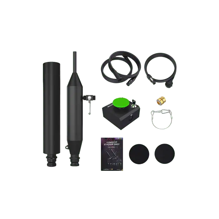 SKY Cannone Elettrico Spara Coriandoli DMX 2in1 confettiacqua angolo getto lancio regolabile 350W 4