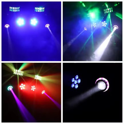 Set-up luci illuminazione Vortex Bar con stativo regolabile e flight case in omaggio - immagine 3